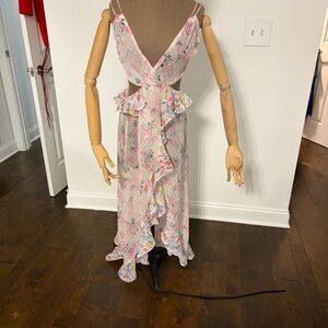 nwt asos backless dress